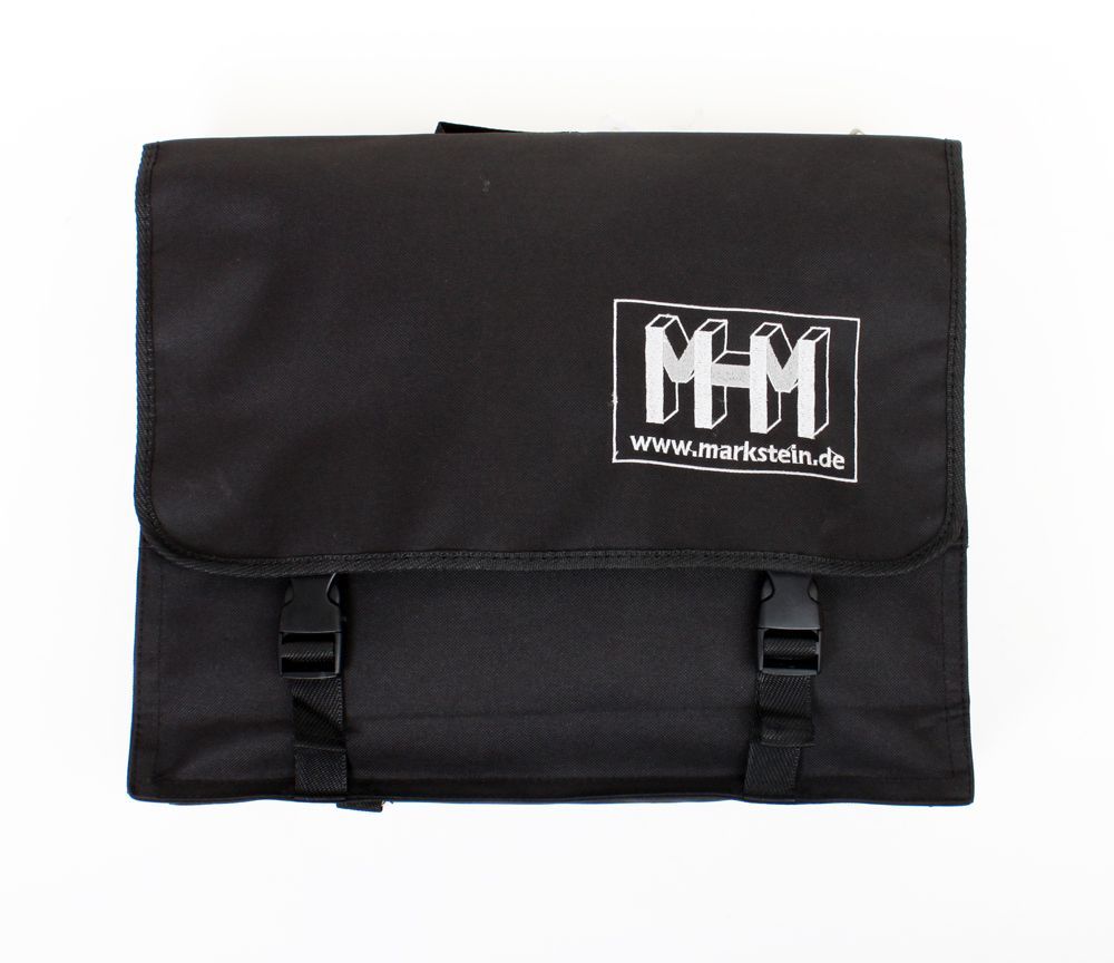 0610585233344 - Markstein Notentasche schwarz 40 x 30 x 10 cm Notenbag Nylon Rucksackgurte